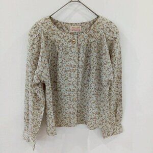 Eeban Boutigue Floral Blouse Natural Girly
